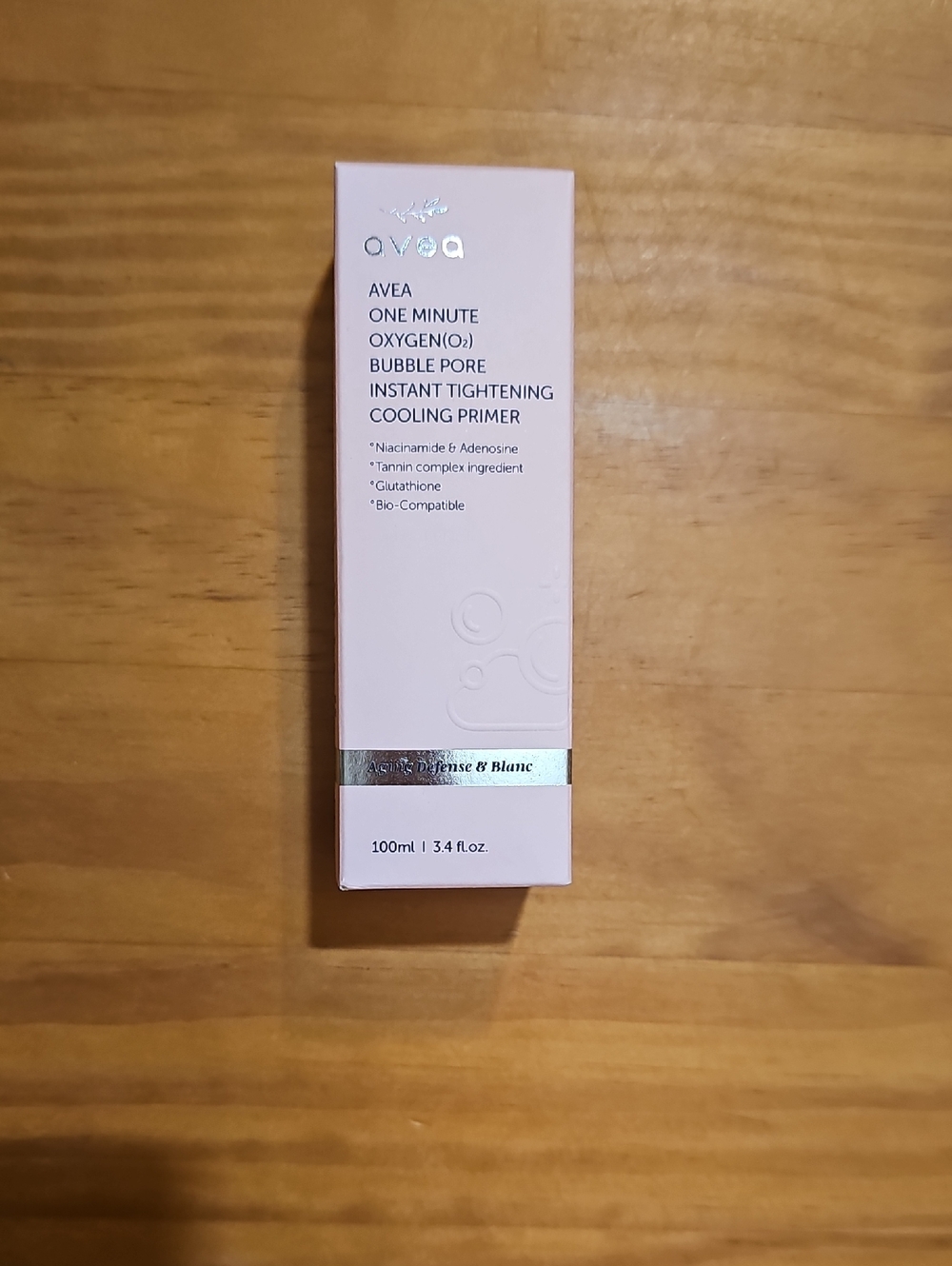 AVEA One Minute Oxygen Bubble Pore Instant Tightening Cooling Primer